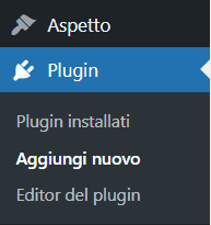 Plug- Aggiungi plugin